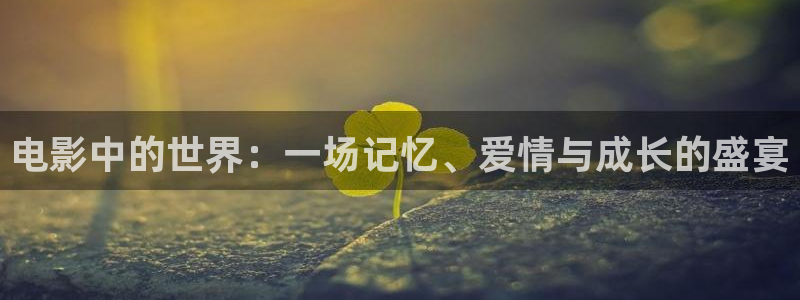 我不卡电影网站：电影中的世界：一场记忆、爱情与成长的盛宴